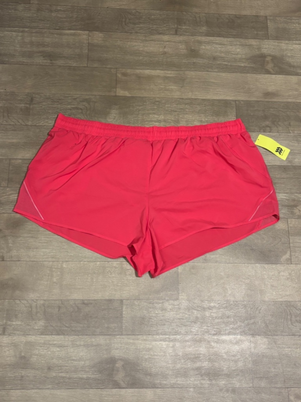 All In Motion Women's Woven Mid-Rise Run Shorts Vibrant Pink - Picture 14 of 16
